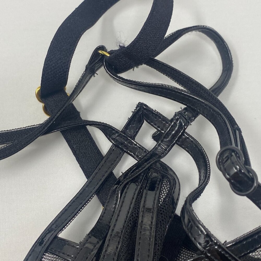 Agent Provocateur Jet Black PVC Bra 34B - Picture 9 of 14